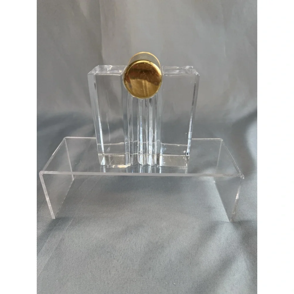 Mikasa Vintage Crystal Clock  Austria Crystal Made in Germany Sleek‎ Classic